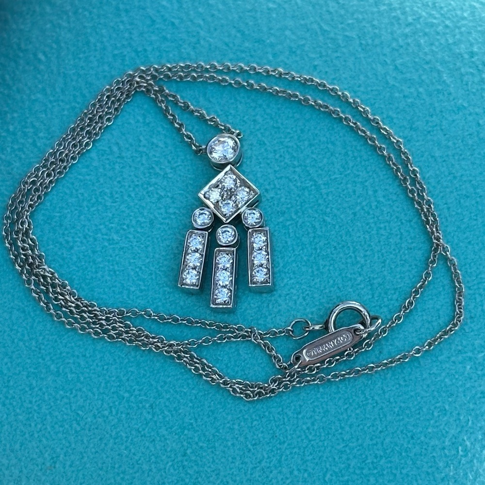 Tiffany & Co. Legacy in Platinum & Diamonds Necklace
